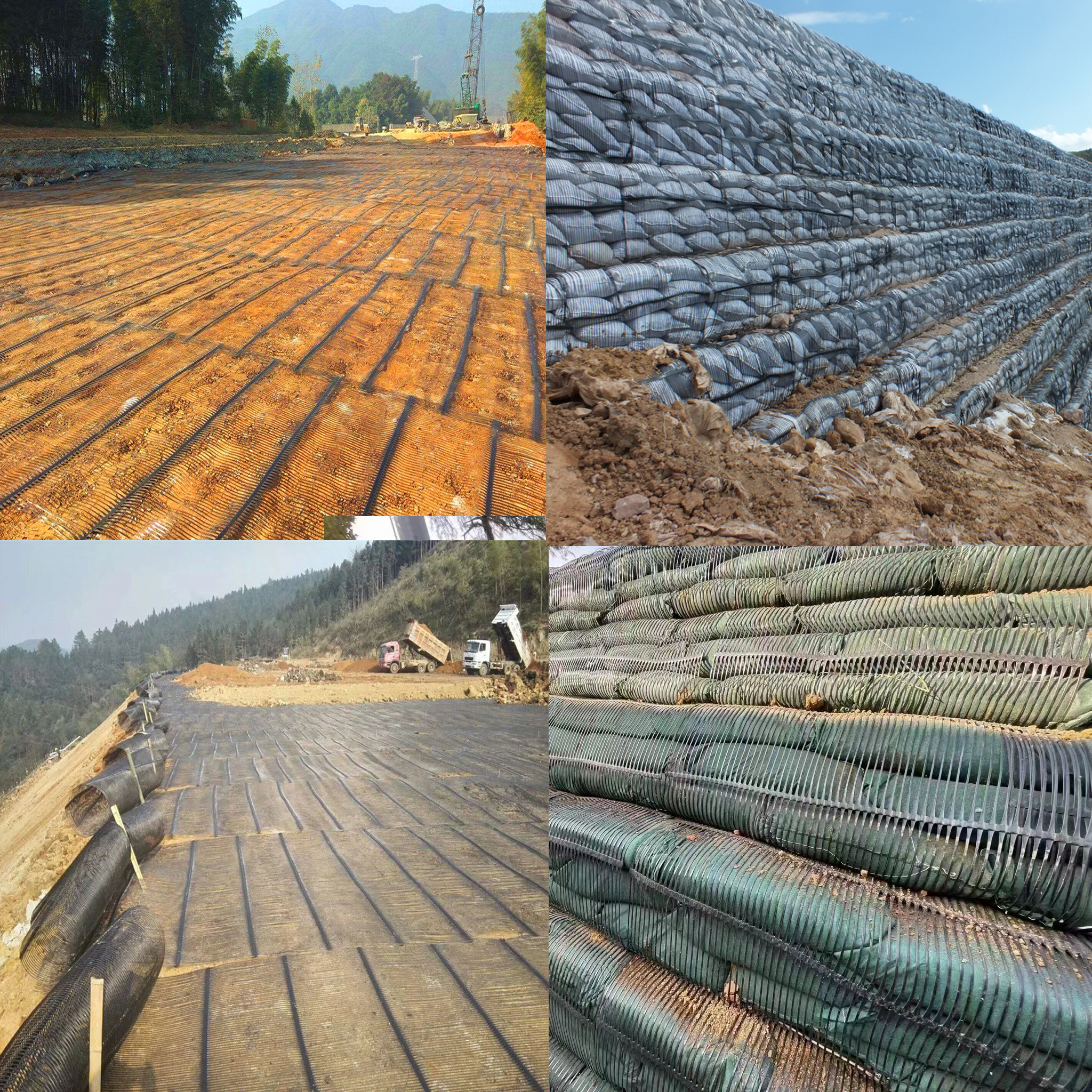 HDPE Uniaxiaal Geogrid