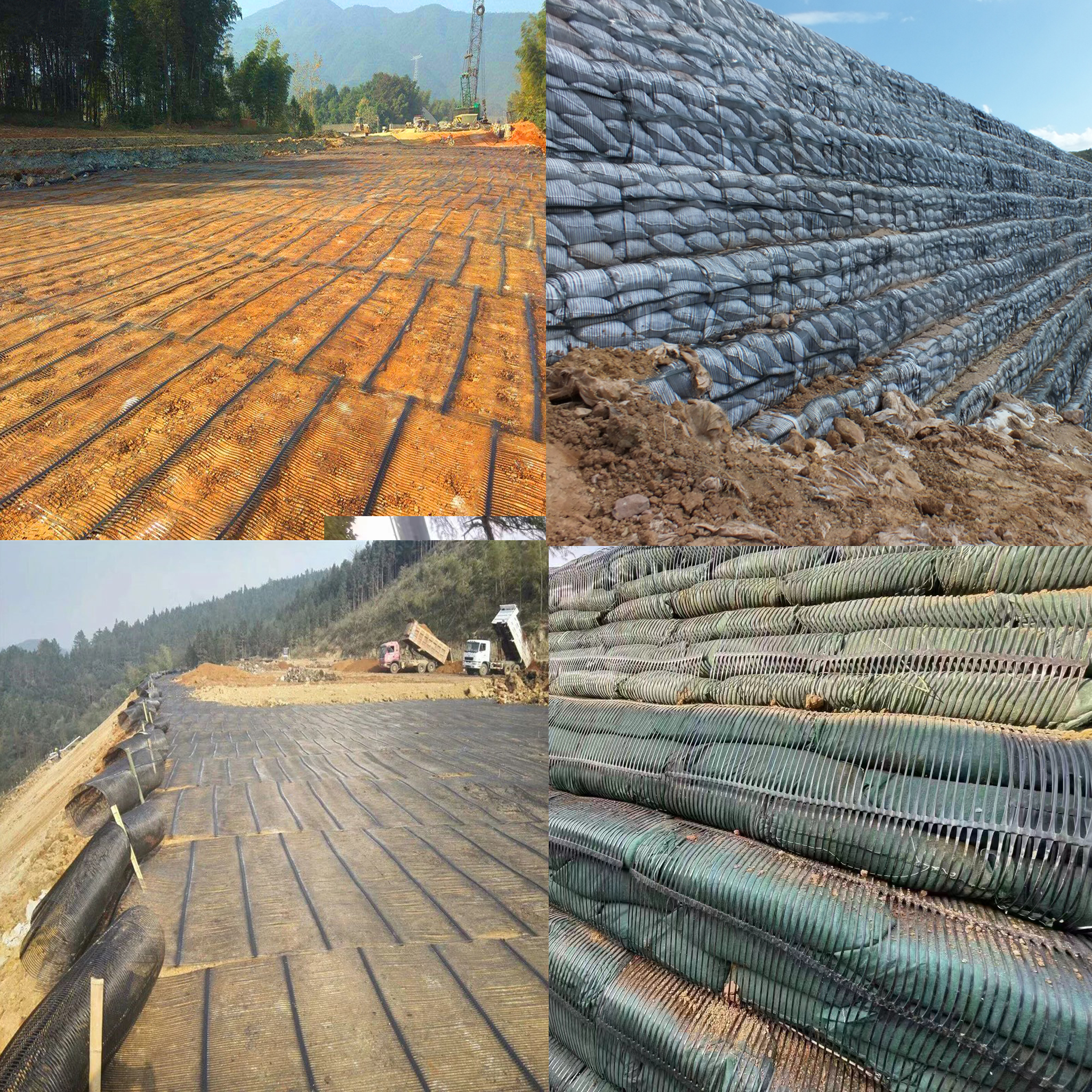 HDPE Eenassige Geogrid